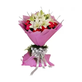 6pcs white lilies Delivery To Philippines