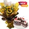 sunflower with cake to philippines