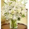 Classic All-White Arrangement Delivery To Philippines